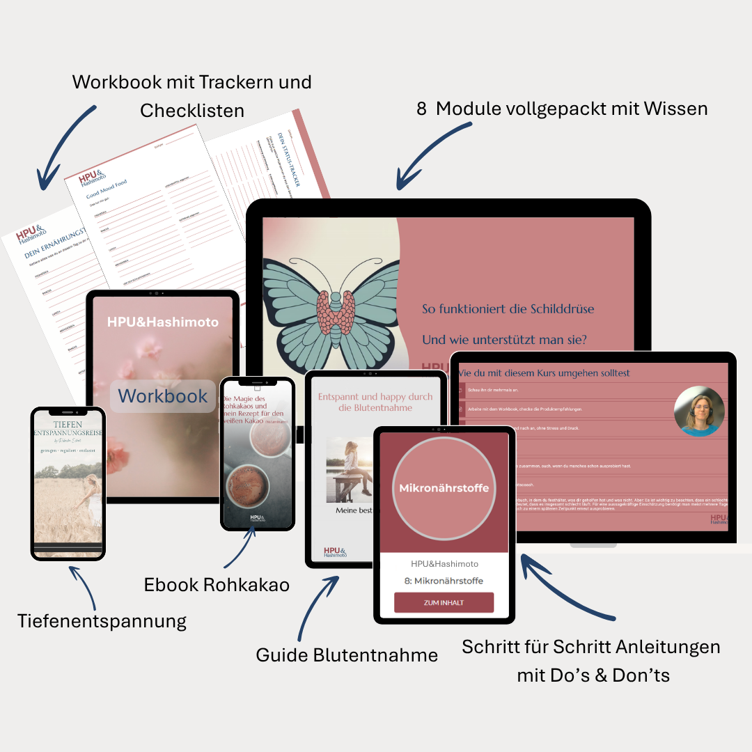 Materialien zum Mentoring: Videomodule, Workbook, Tracker, Checklisten und Boni